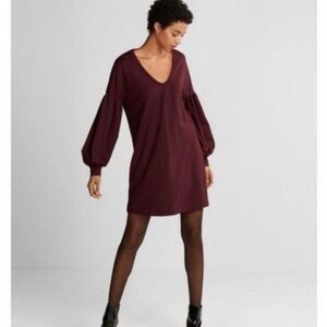 NWT! Express balloon sleeve shift dress